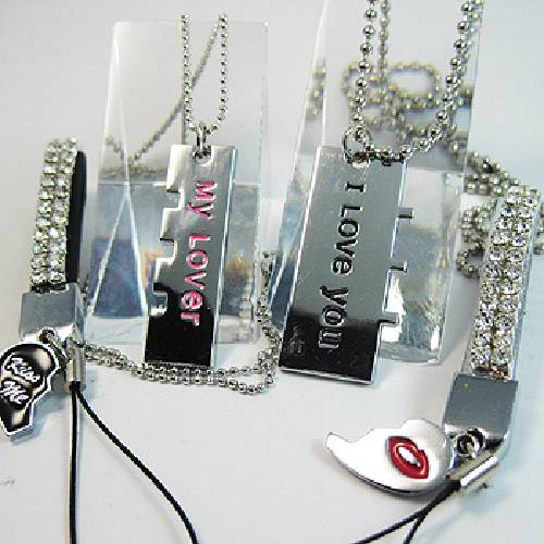 金屬飾品套組-雙心拼圖系列